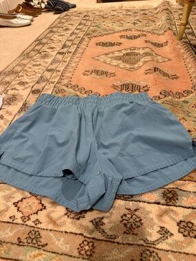 Varley blue shorts